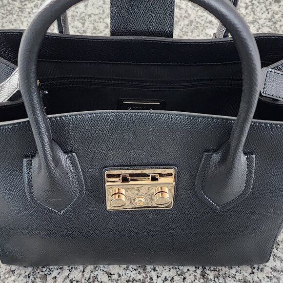 BNWT–Slightly Imperfect [ Furla Metropolis Small Tote Bag🖤] (#241) - Picture 7 of 13